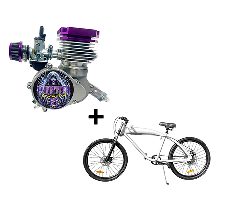 White Zeda Dawn V2 Felt Faker Cruiser with True 85cc Phantom 85