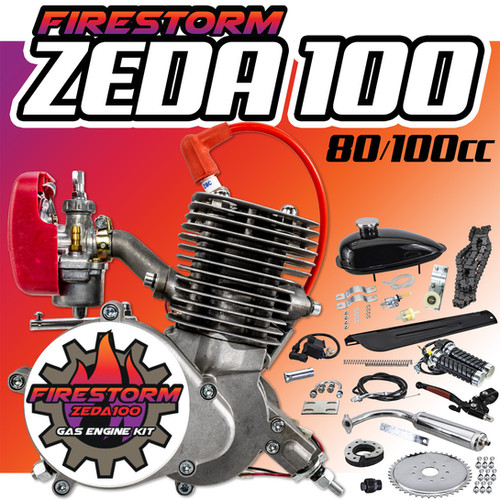 Zeda100 V2 YD100 80cc/100cc - Motorized Bike Engine kit | MotoredLife