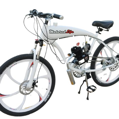 Complete 66/80cc 2-Stroke Powered Bicycle Package - Bicycle +