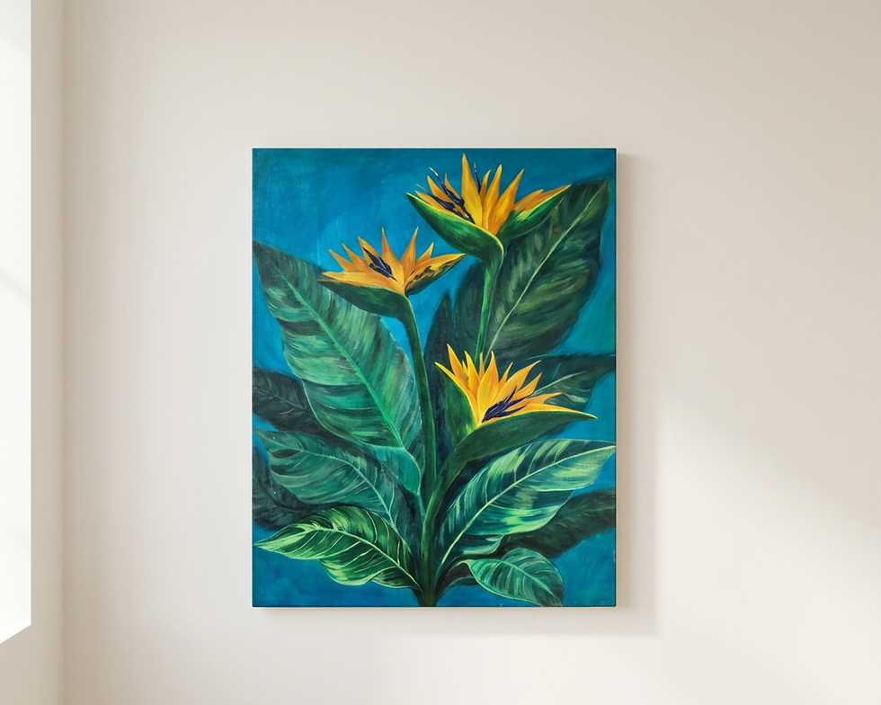 Entre Verdes Profundos - Obra Original • Acrílica sobre Tela • 40 × 50 cm