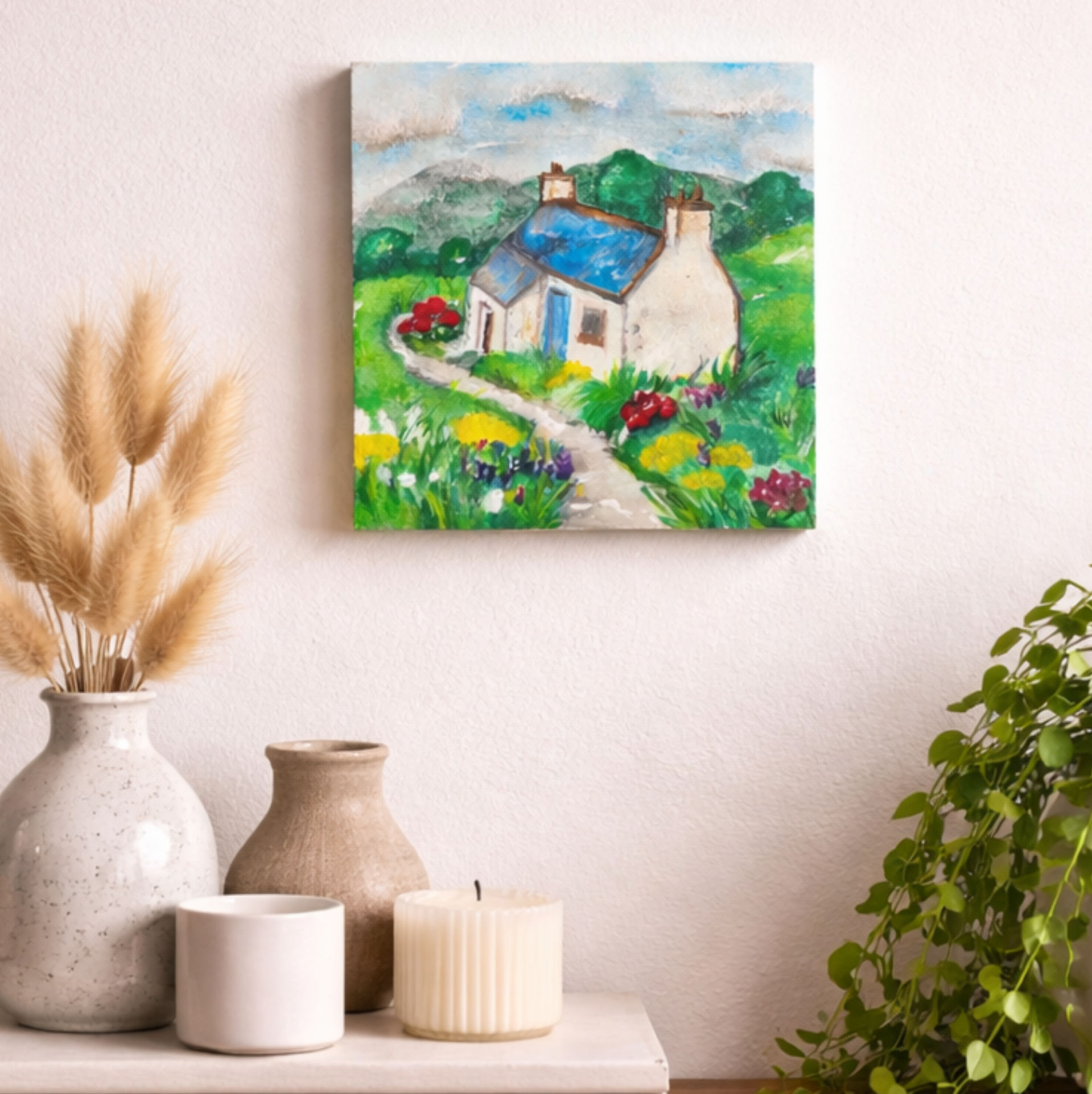 Quadrinho Casa Campestre 10×10 cm