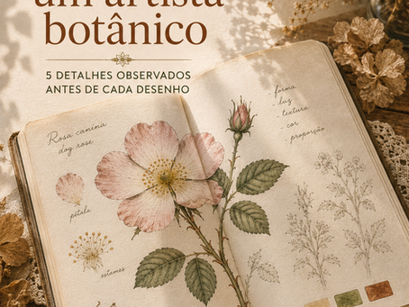 5 detalhes que artistas botânicos observam antes de desenhar uma flor