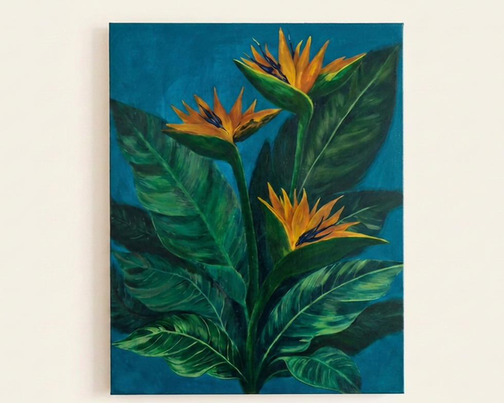 Entre Verdes Profundos - Obra Original • Acrílica sobre Tela • 40 × 50 cm