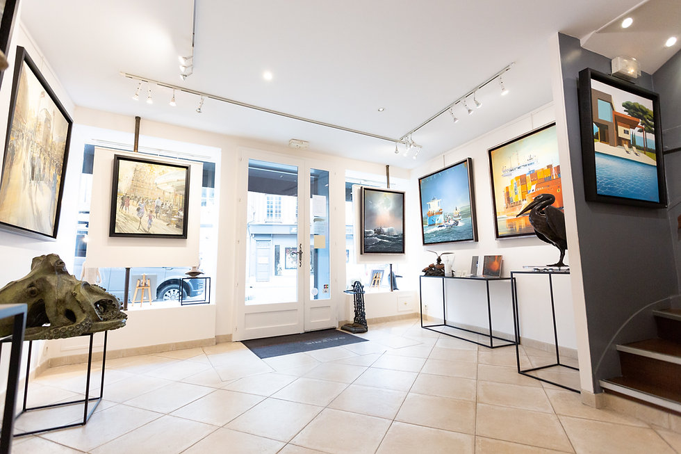 Galerie l'Estuaire Peintures et sculptures à Honfleur France