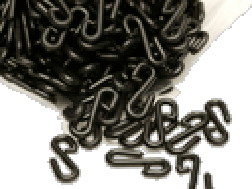 S Hooks for Attaching Top Net - Pack of 50 hooks.