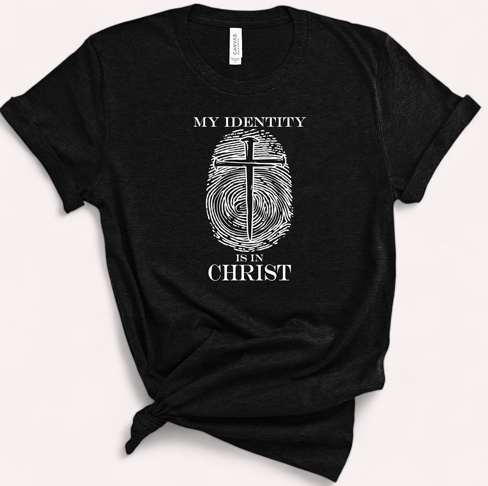 Thumbnail: My Identity Is In Christ - Faith-Filled Fashion: Christian Identity Tee for Chur