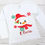 Thumbnail: Cheerful Girls' Snowman Christmas Shirt - Personalized Holiday Top