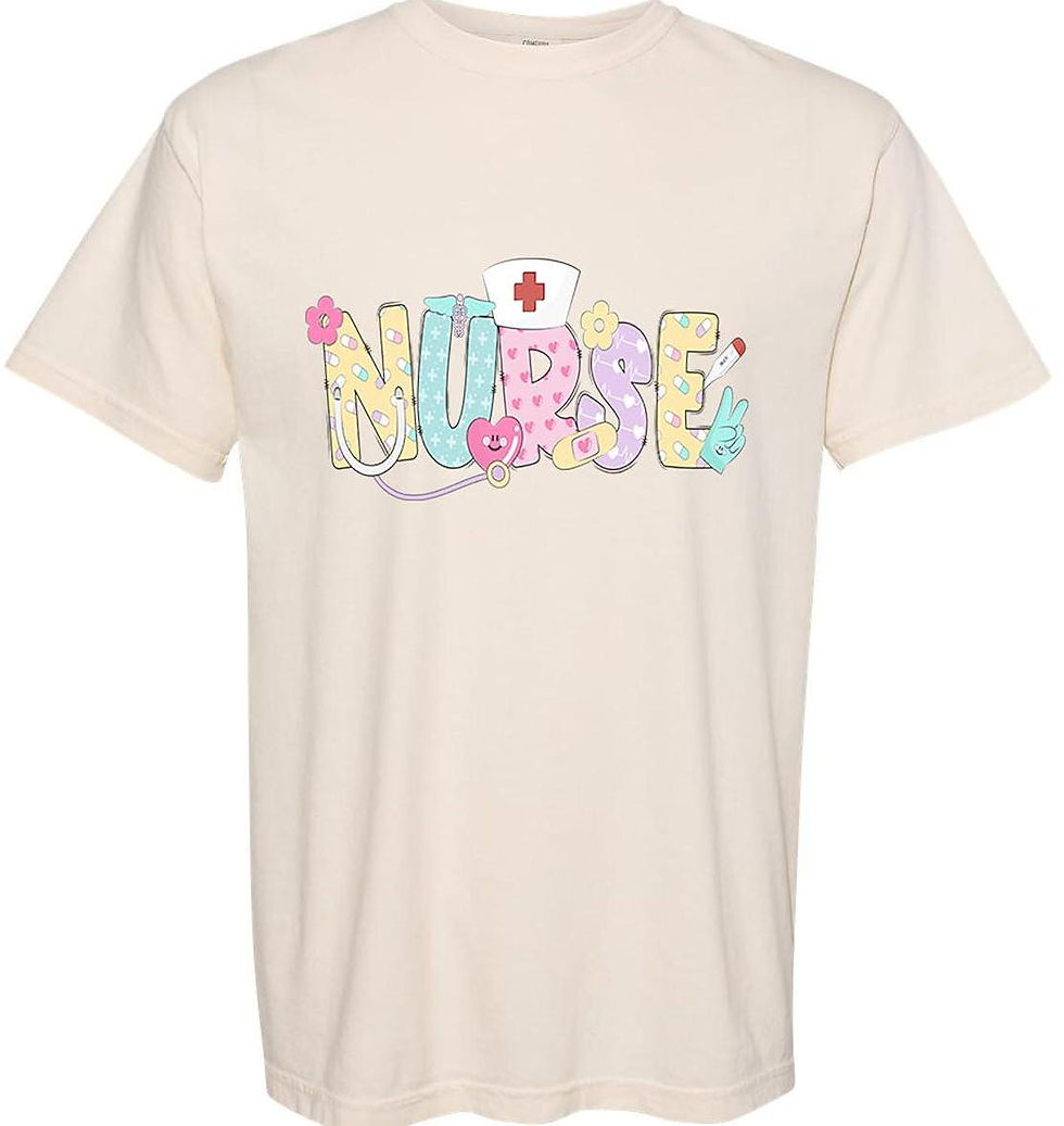 Thumbnail: Women's Nurse Tee - Trendy Nursing Shirt - Ideal Gift for Nurses