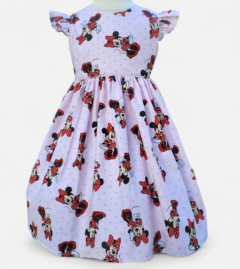 Thumbnail: Minnie Dress, Pink Minnie Birthday Dress, Minnie Party Dress, Character Minnie D