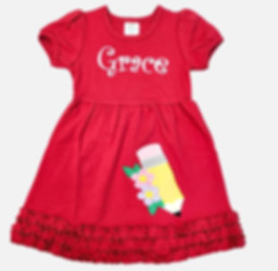 Pre-School girl dress, Kindergarten dress, Pencil school girls dress,  Back to s