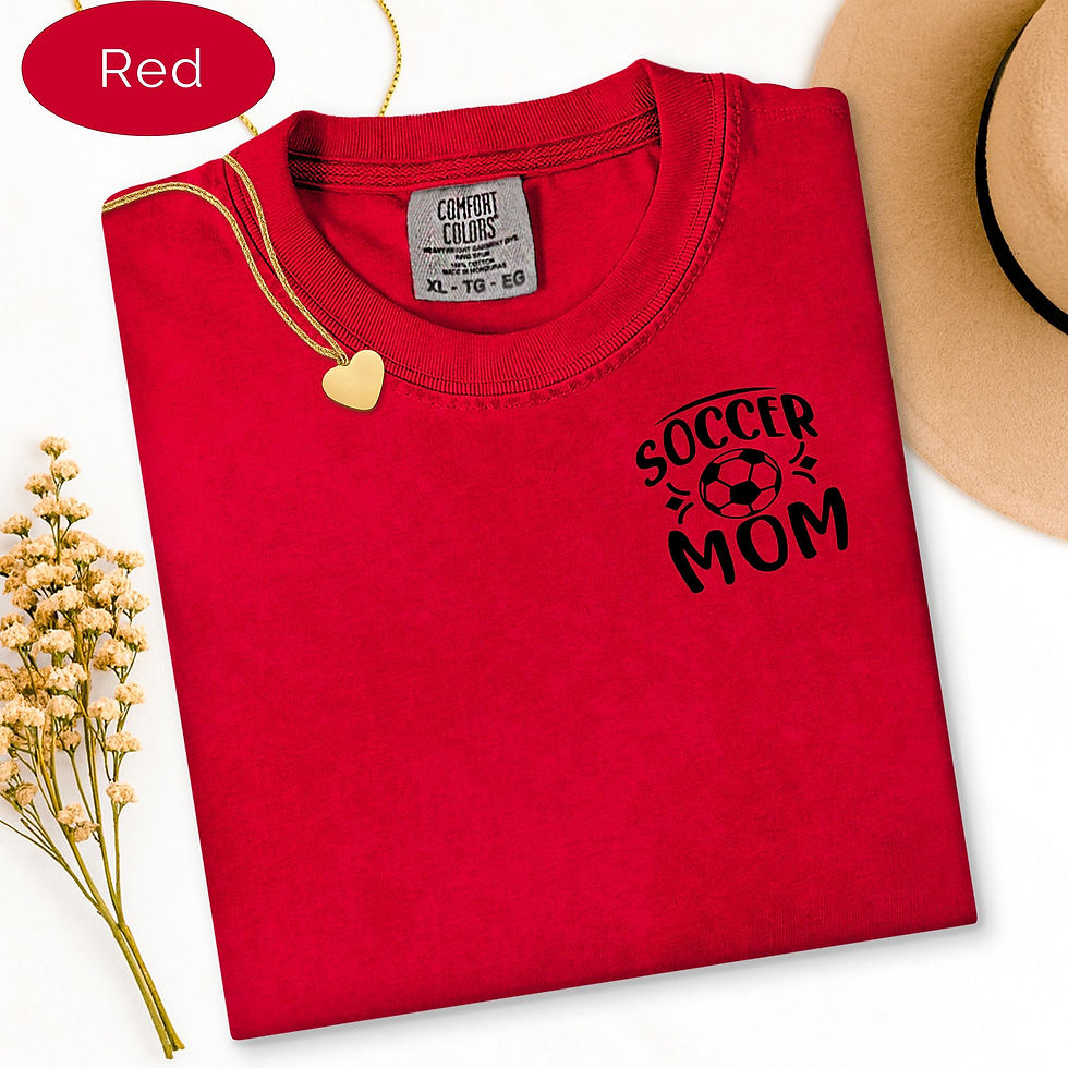 Thumbnail: Soccer Mom Shirt, Personalized Soccer Number Tee, Custom Soccer Gift, Soccer Mam