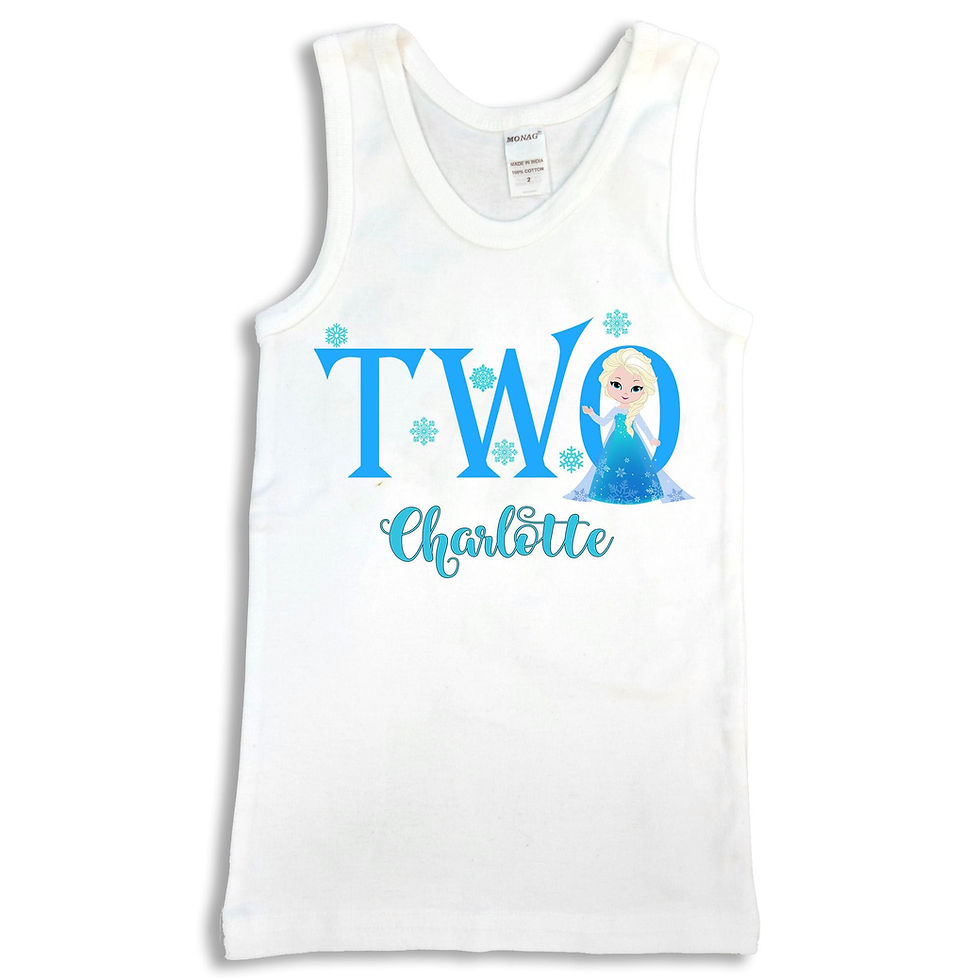 Thumbnail: 2nd Birthday Shirt, Frozen Birthday, Ice Queen Birthday Outfit, Personalized Gir