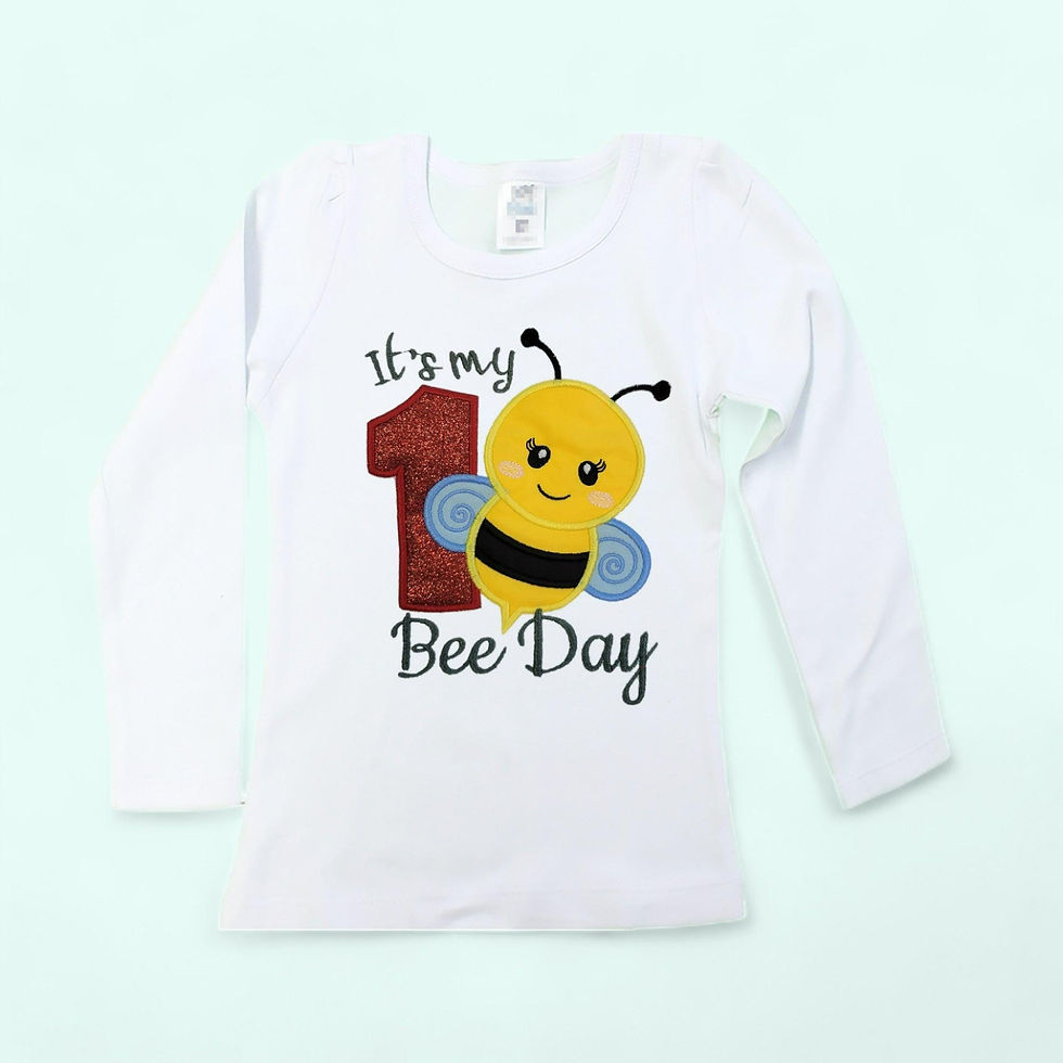 Thumbnail: First Bee Birthday | Birthday Girl Bee One Shirt | First Bee Birthday Girls T-Sh