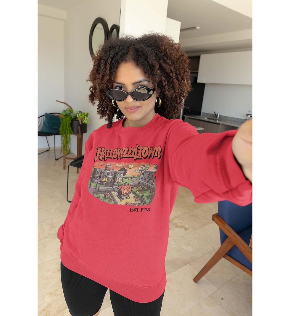 Thumbnail: Halloweentown Est 1998 Retro Sweatshirt | Halloweentown University Fall Apparel