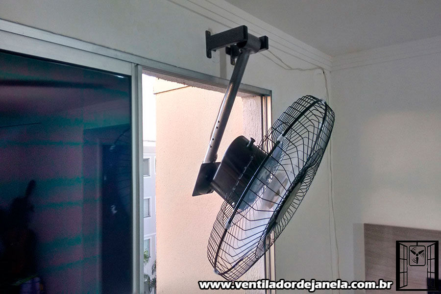 refrescar a casa com suporte para ventilador de janela