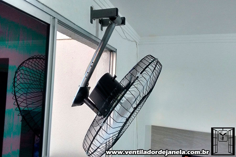 ventilador na janela