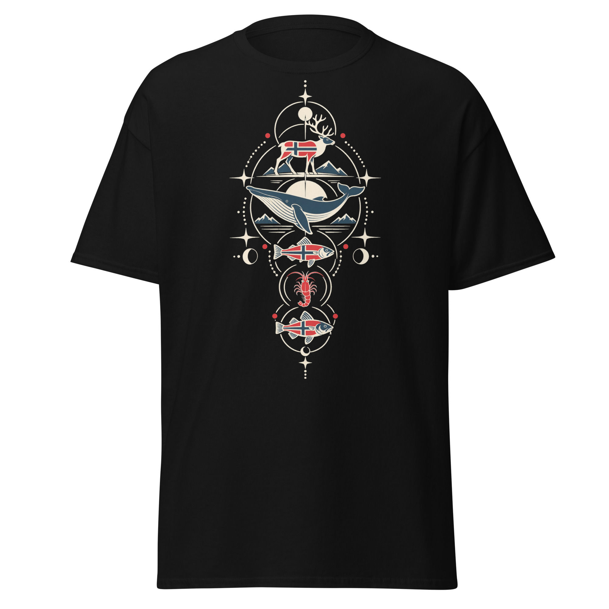 Arctic Norway Animals — Nordic Emblem Tee