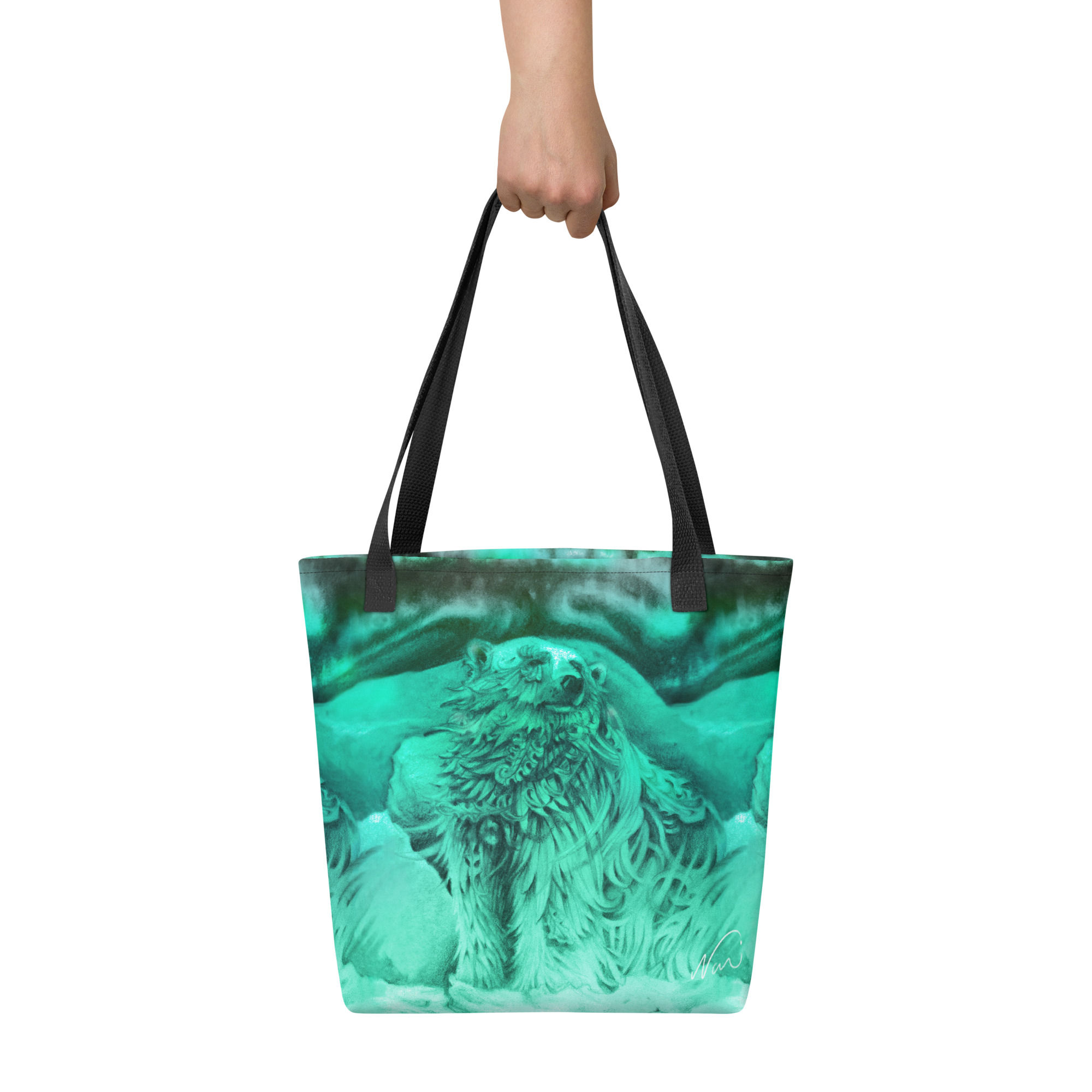 Tromsø shop - Polar bear on totebag