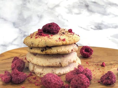 Cookies de Framboesa