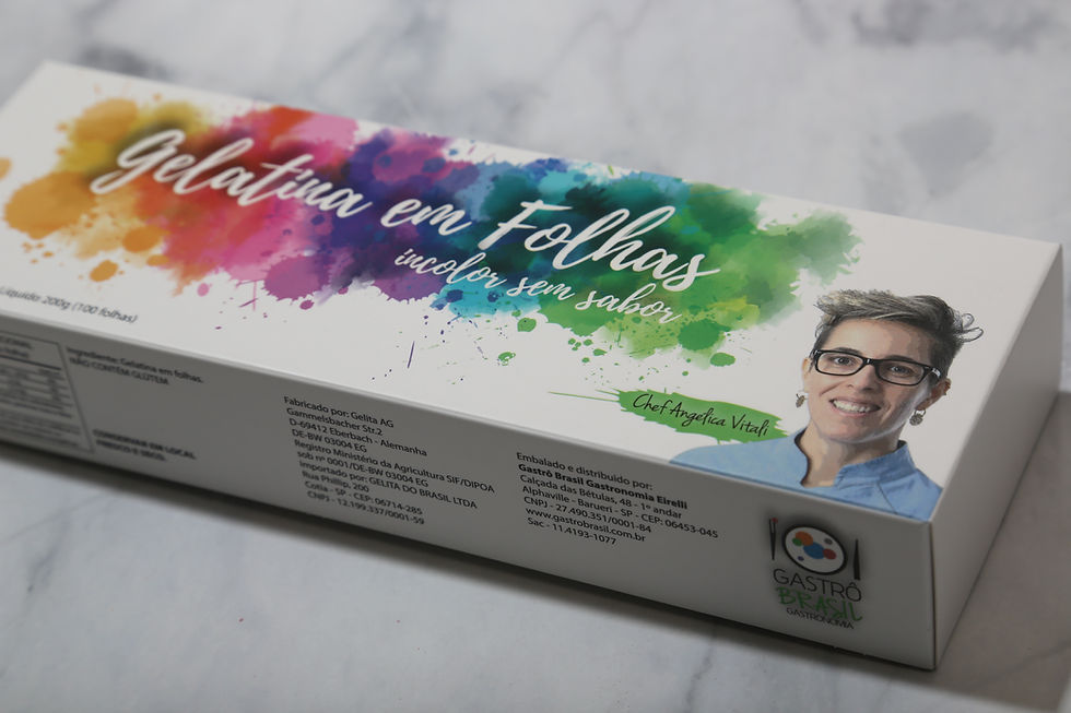 Miniatura: Gelatina em folhas