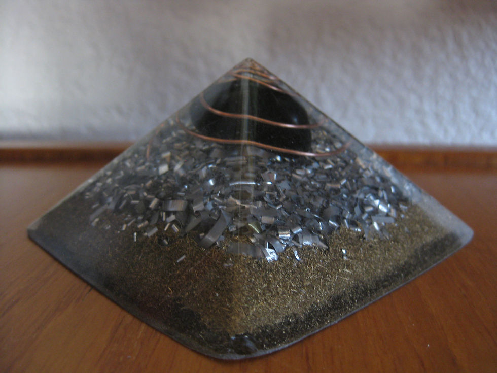 Thumbnail: Small Shungite Orgonite Pyramid
