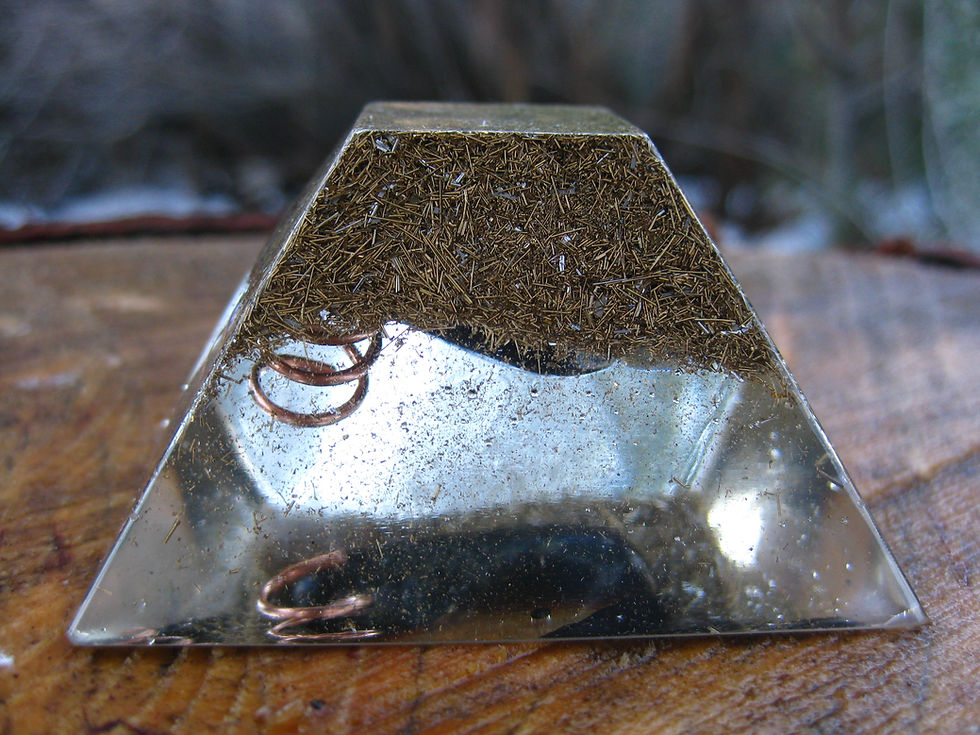 Thumbnail: Shungite Orgonite Ziggurat Pyramid