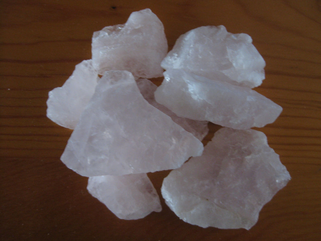 Rough Rose Quartz Stones - 8 oz. bag