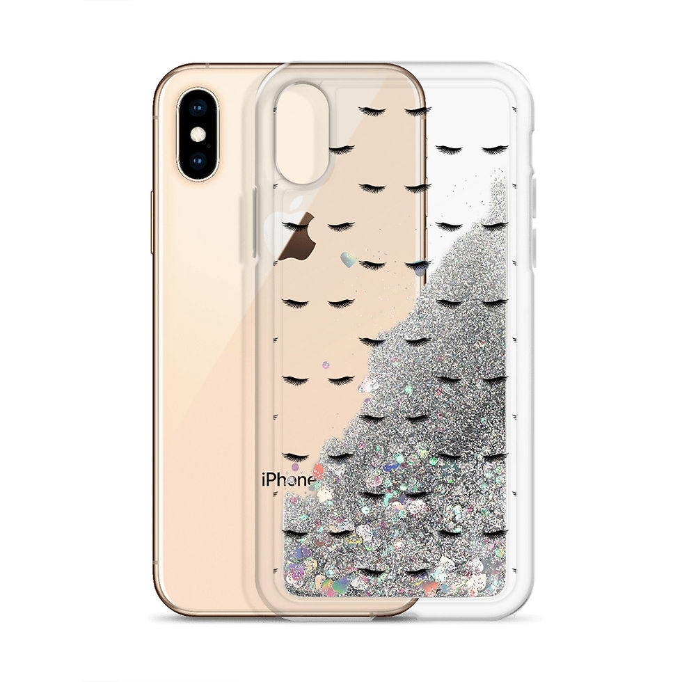 Thumbnail: Eyelash Liquid Glitter Phone Case