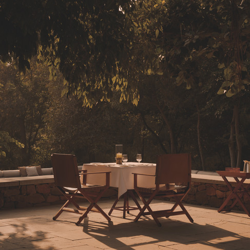 Aman-i-Khás India Dining Exterior