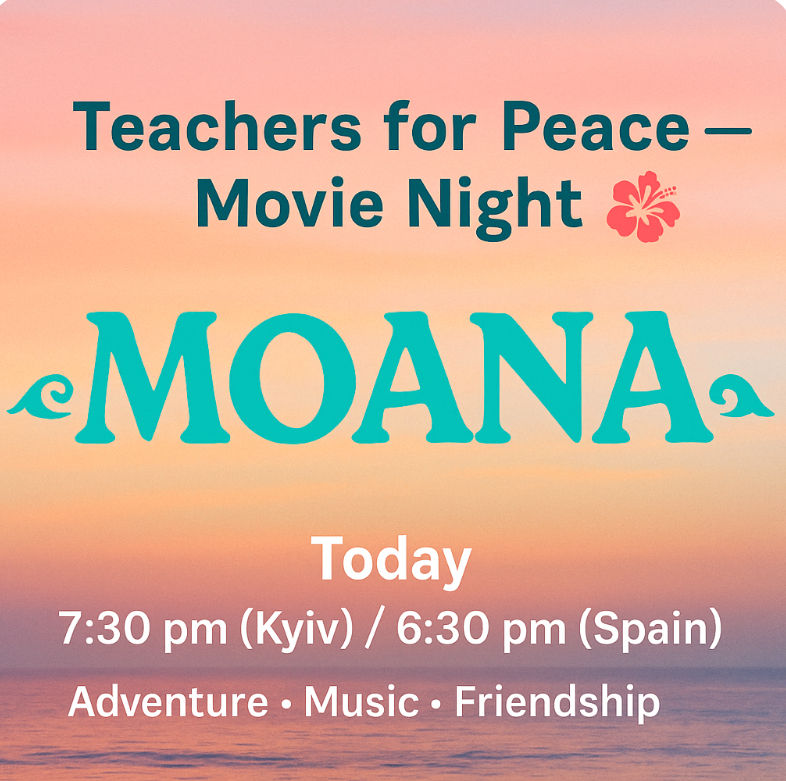 🎬 Movie Night with Teachers for Peace