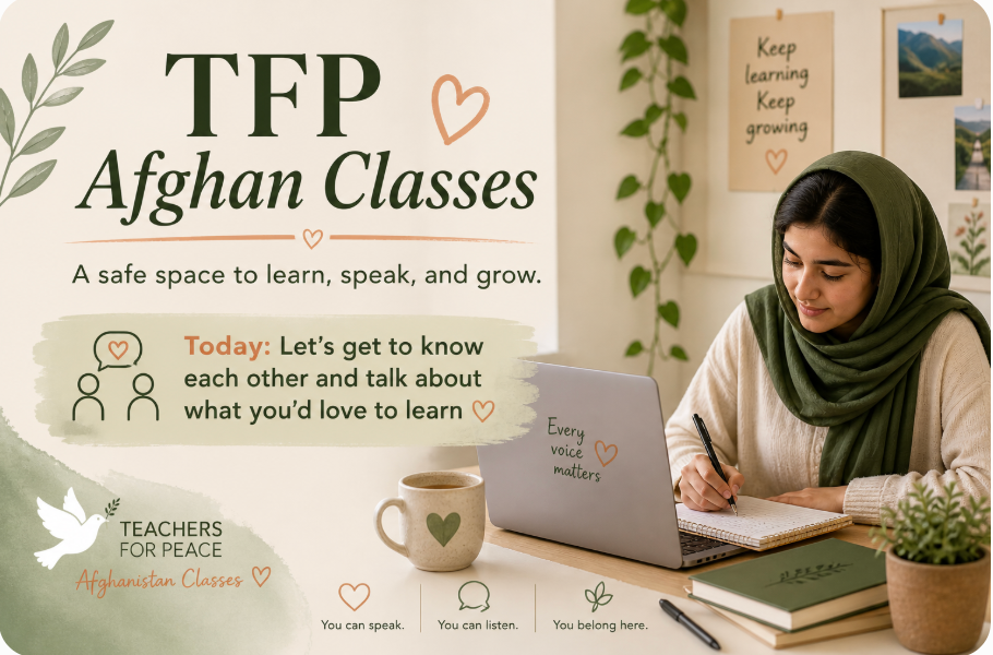 TFP Afghan Classes 💛