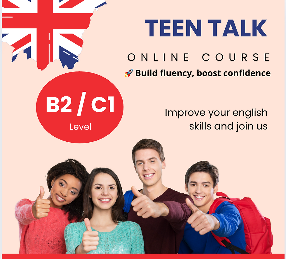 Teen Talks โ Advanced English Session