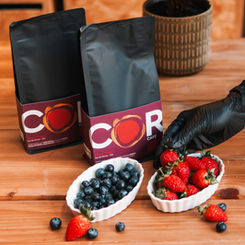 Café especial com notas sensoriais de frutas vermelhas