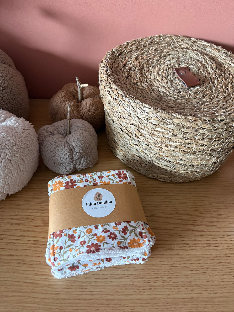 Miniature : Lingettes réutilisables lot 10 motif au choix