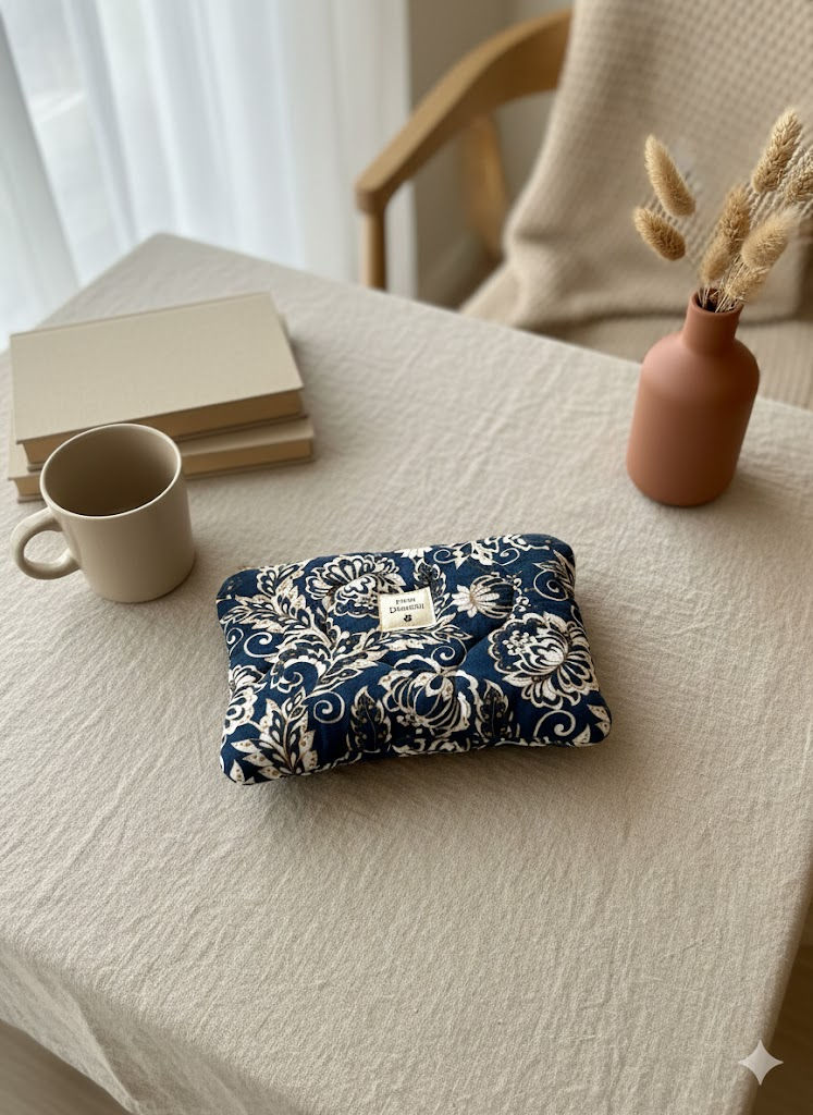 Miniature : Pochette matelassée marine