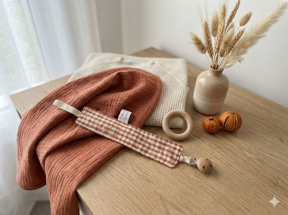 Miniature : Attache tétine motif au choix