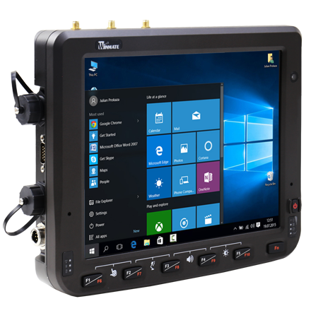 FM10E-V 10.4inch Windows Vehicle Mounted Terminal with Intel® Elkhart lake x642