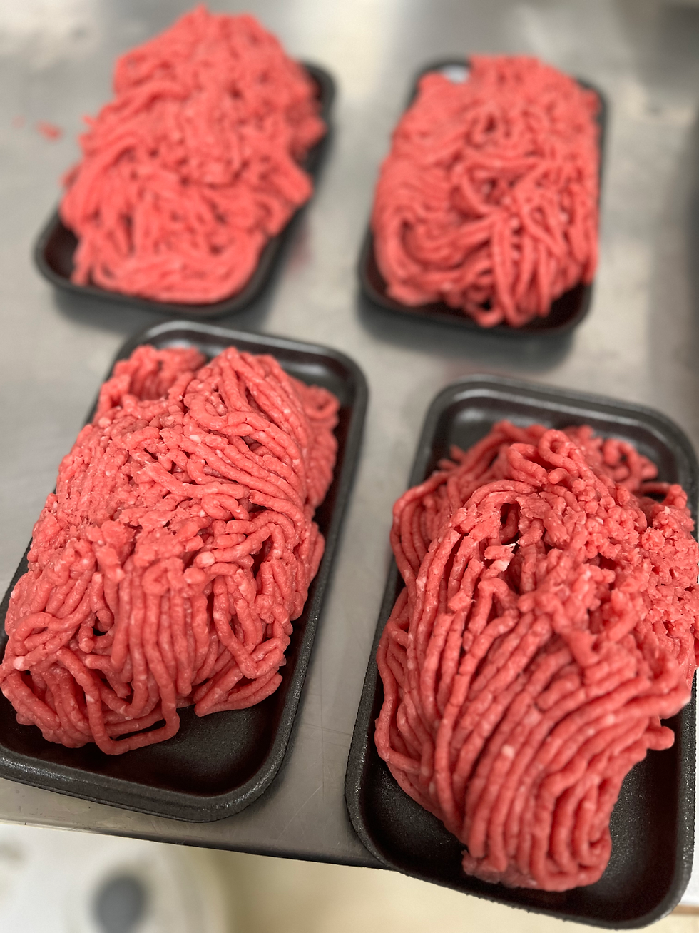 Freshly ground beef