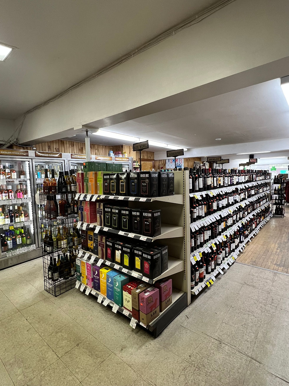 Partial Wine Display