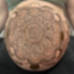 moon phases mandala maternity baby blessing henna