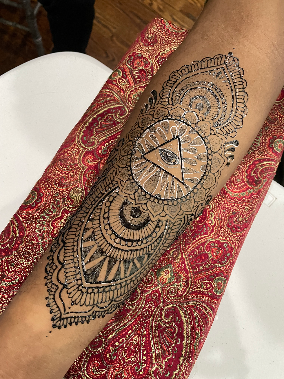 Jagua Forearm Tattoo