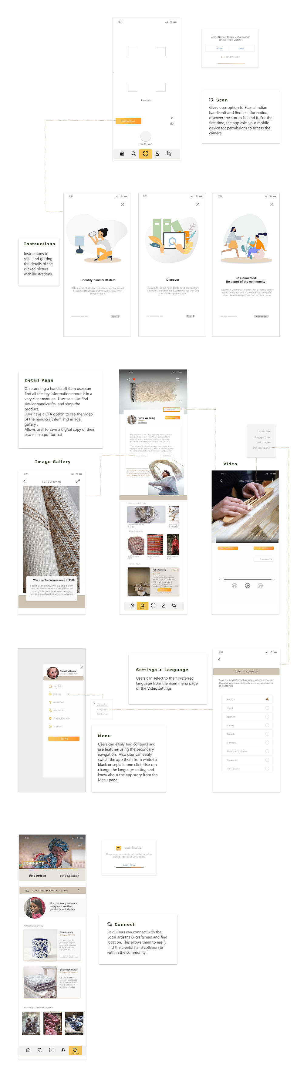 Prototype- A platform to explore Indian crafts, gain cultural insights, and connect with a community of art enthusiasts.