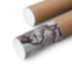Thumbnail: The Crawler- Colorful Alien Slug Print Poster