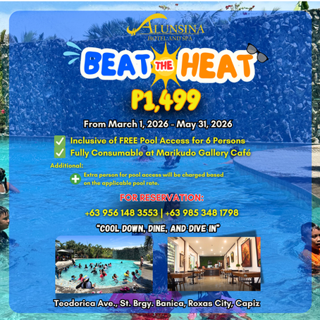 Beat the Heat Pool Promo in Roxas City – Only ₱1,499 at Hotel Alunsina