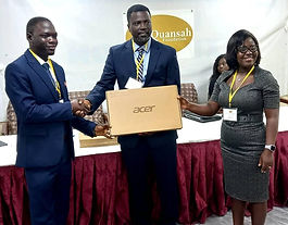 The JEQ Foundation Award Laptops To Recipients