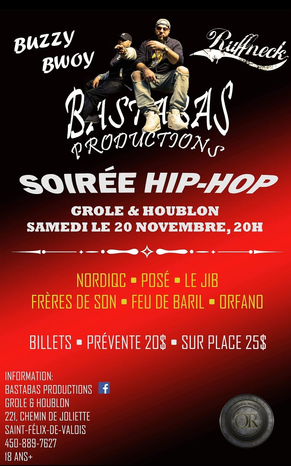 Ruffneck, Buzzy Bwoy & Nordiqc à St-Félix-de-Valois