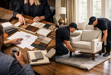 Professional furniture consultation and delivery service