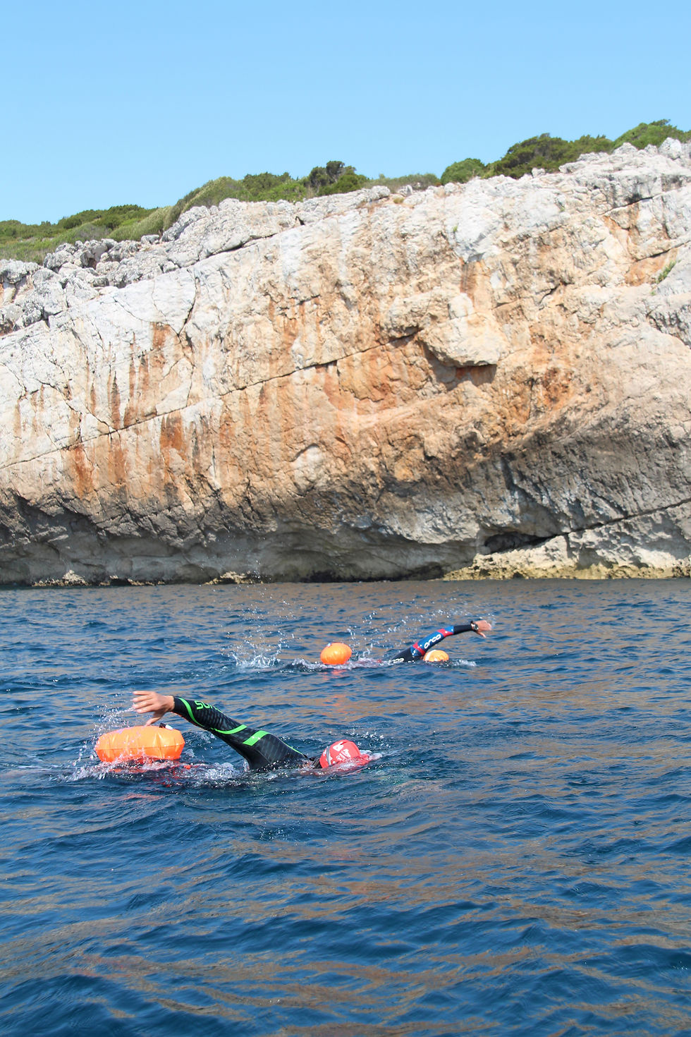 Sea swim in Atlantic Ocean