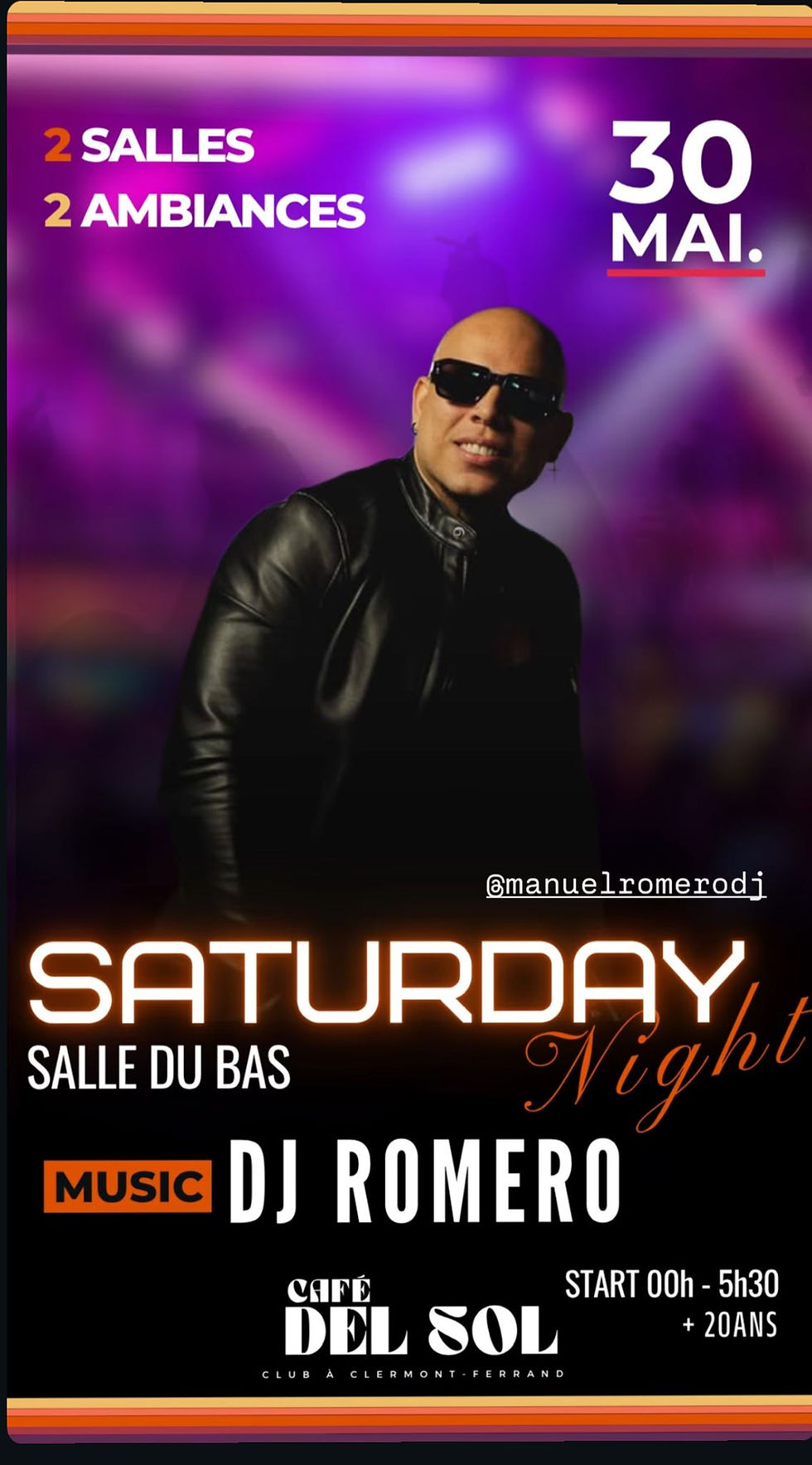 CLERMONT (63) - Dj ROMERO - Café del Sol