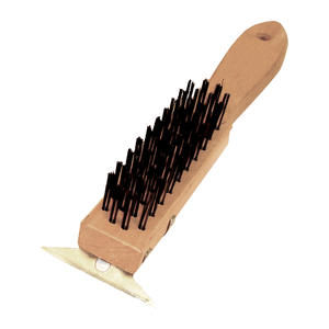 Thunder Group Wire Brush with Scraper 11" each